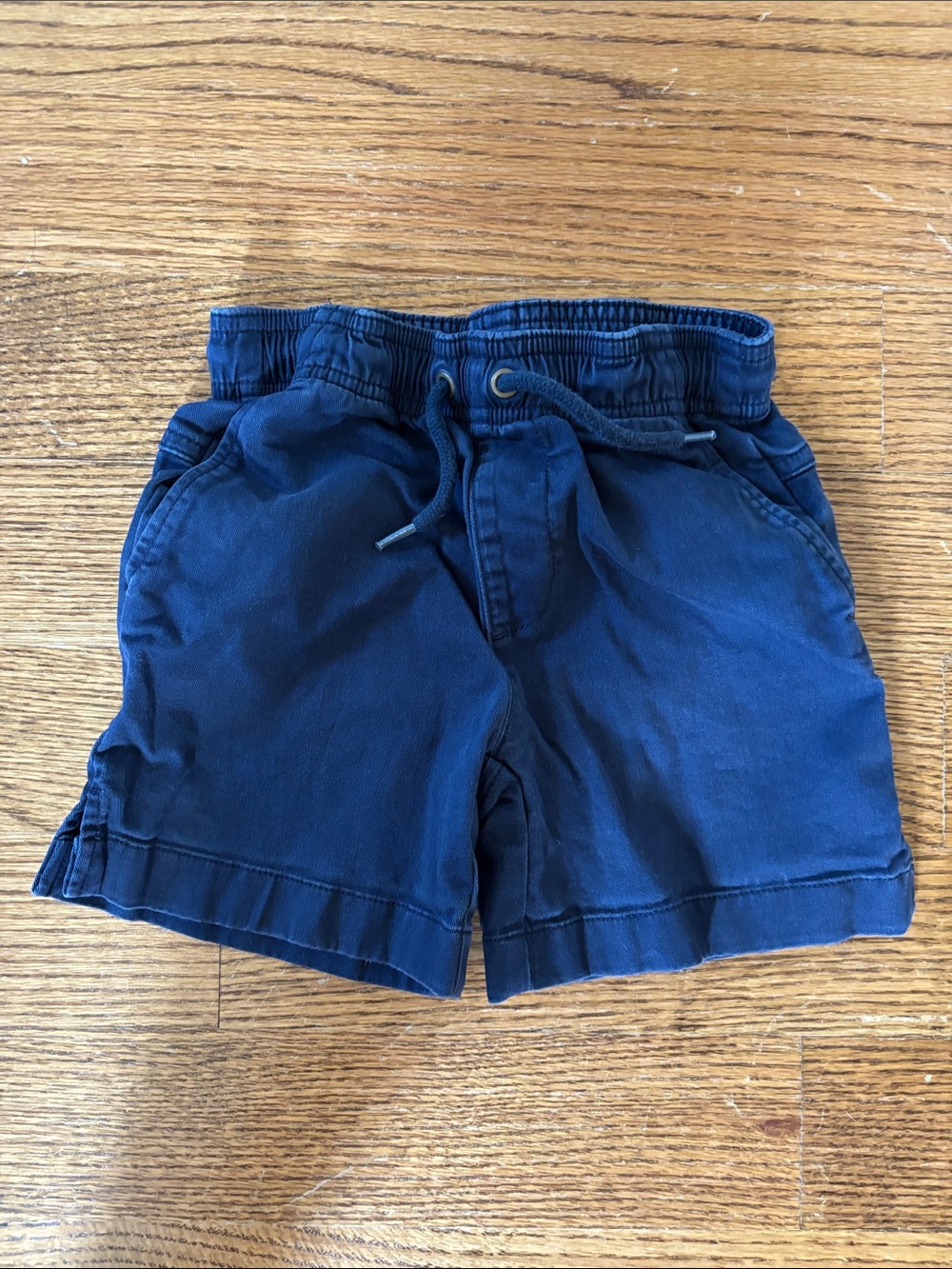 Crewcuts Navy Pull-On Shorts with Drawstring